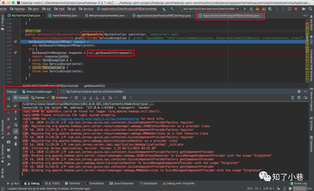 Apache Hadoop YARN：Client客户端与ResourceManager源码DEBUG_知了小巷的博客CSDN博客