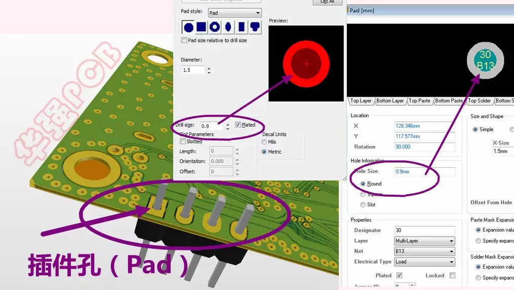 扫盲篇：PCB设计钻孔知识详解_金属化槽孔-CSDN博客