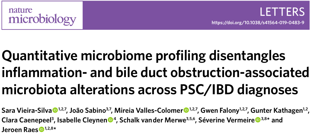 英文题目:quantitative microbiome profiling disentangles