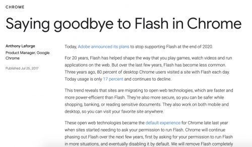 latest adobe flash player for google chrome