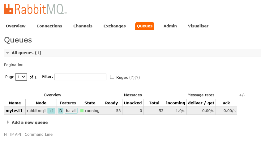 使用 C# sdk 连接 高可用的 rabbitmq 镜像集群