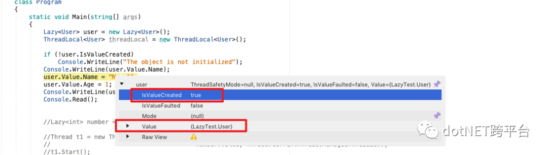 C# Lazy Loading