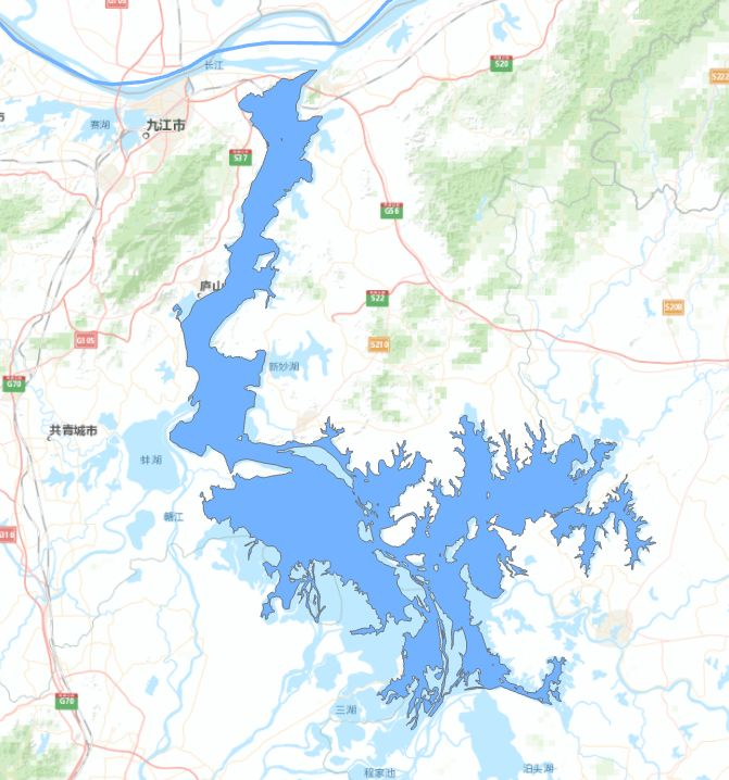 鄱阳湖湖水面积变化动态监测