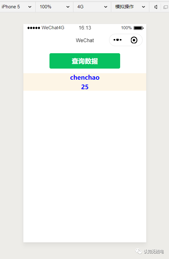 开发一个可以查询并显示数据库内容的微信小程序