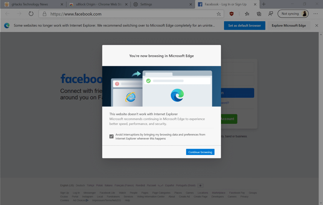 redirectsitesfrominternetexplorerpreventbhoinstall
