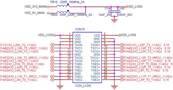 con16为背光控制接口,6pin白色端子座,引脚定义如下图:lvds显示接口