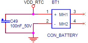 创龙基于TI OMAP-L138定点/浮点DSP C674x底板B2B连接器、RTC座
