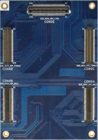 TMS320DM8168浮点DSP C674x + ARM Cortex-A8开发板底板B2B连接器、RTC座