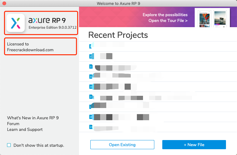 Axure 9.0.0.3712 授权码