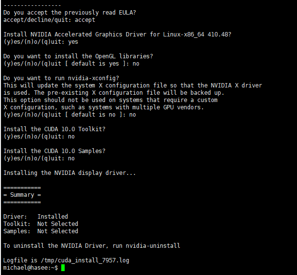 深度學習環境搭建nvidia驅動cuda90cudnn70tensorflow18