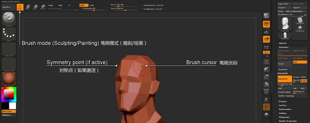 ZBrush简体中文版的界面和导航详解