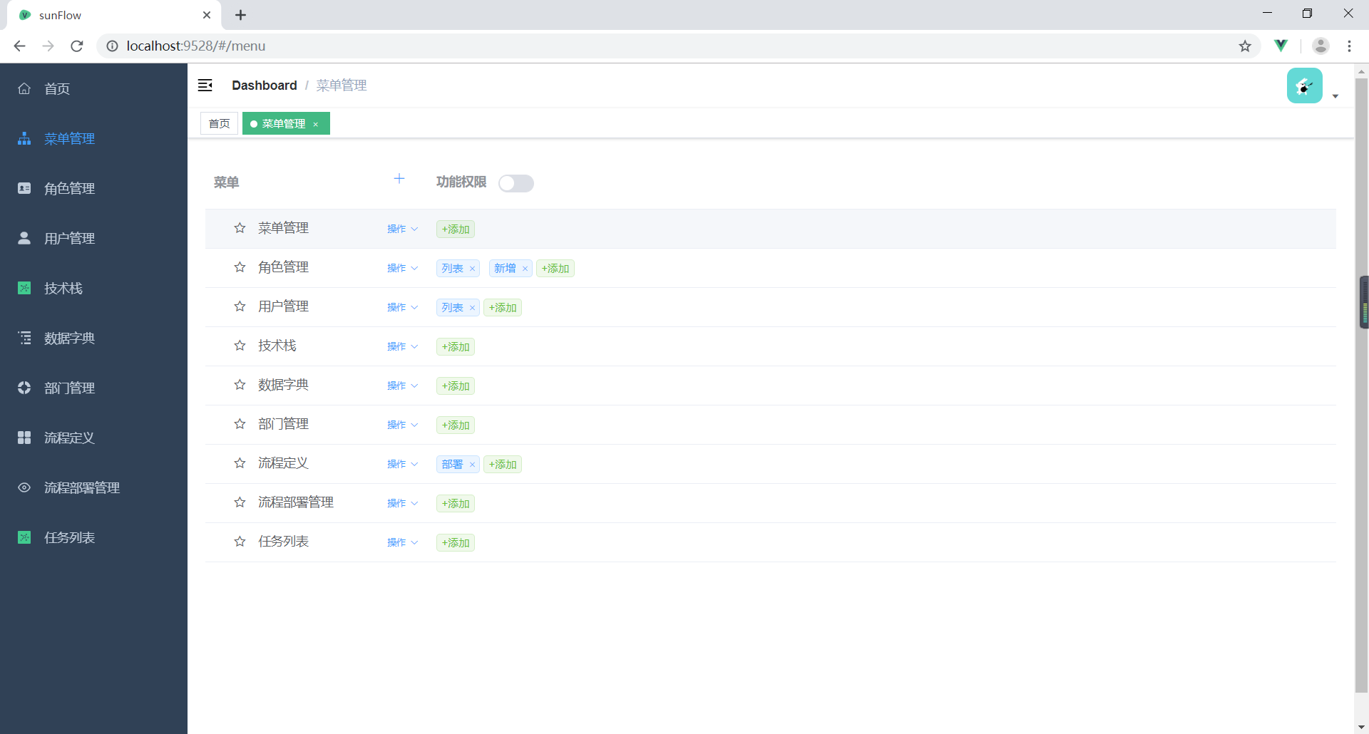 sunFlow基于是基于camunda开发的工作流web系统