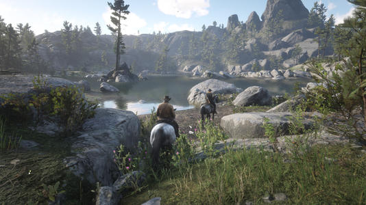 The 3D game modeling "Red Dead Redemption" built under billions of dollars, the picture exploded