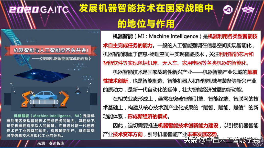 GAITC 2020 演讲实录丨张立华：机器智能的发展现状