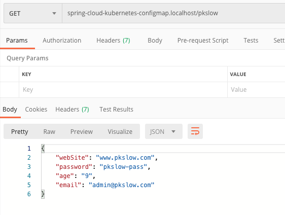 springboot整合spring cloud kubernetes读取configmap,支持自动刷新配置