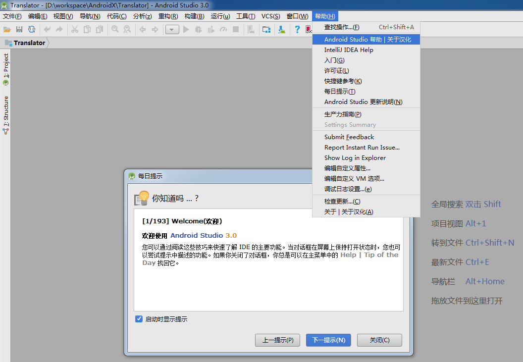 IntelliJ IDEA 2019.2 汉化包
