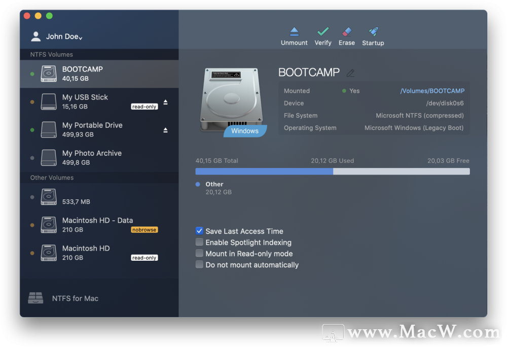 ntfs for mac 无效