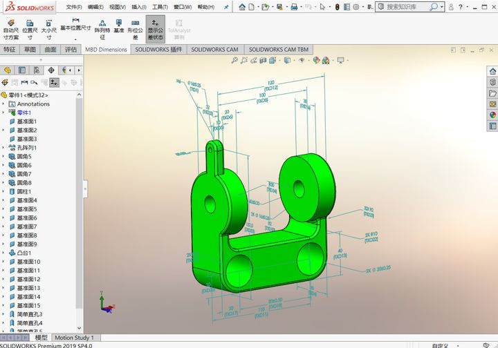 又漏标尺寸了？看SOLIDWORKS MBD如何帮你解决！_高顿Golden的博客-程序 