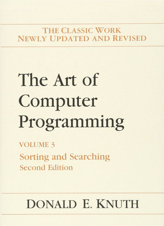 The Art of Computer Programming by Donald Knuth