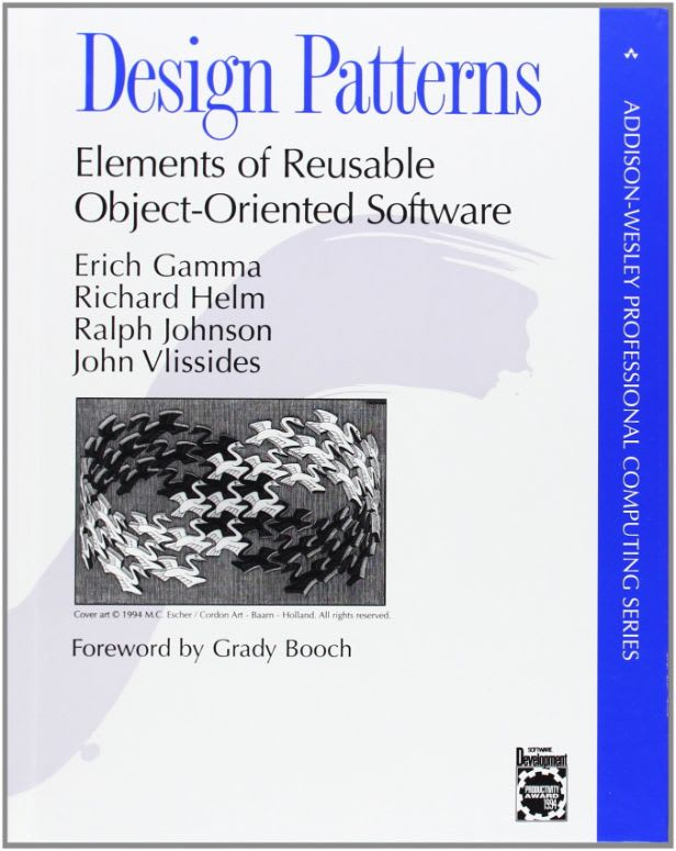 Design Patterns: Elements of Reusable Object-Oriented Software by Erich Gamma, Richard Helm, and Ralph Johnson