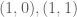 (1,0), (1,1)
