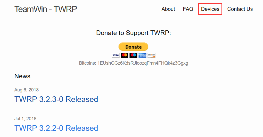 TWRP官网