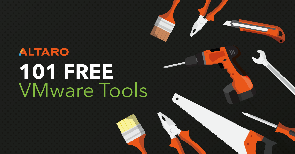 Altaro presents 101 free tools for VMware administrators