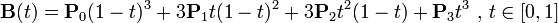 三次贝塞尔插值公式